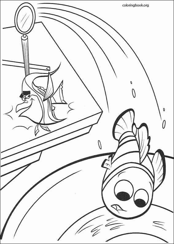 Finding Nemo coloring page (013)