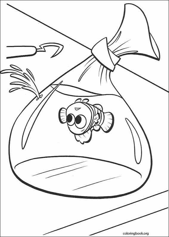 Finding Nemo coloring page (015)
