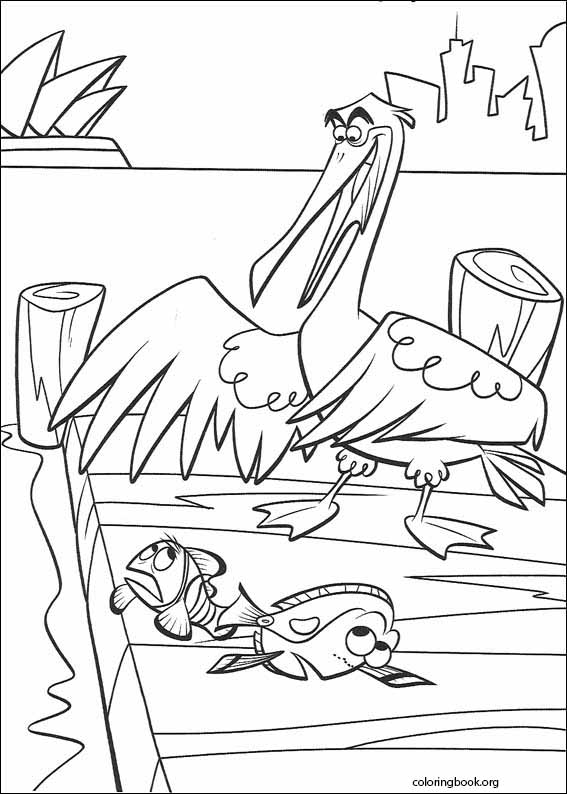 Finding Nemo coloring page (019)
