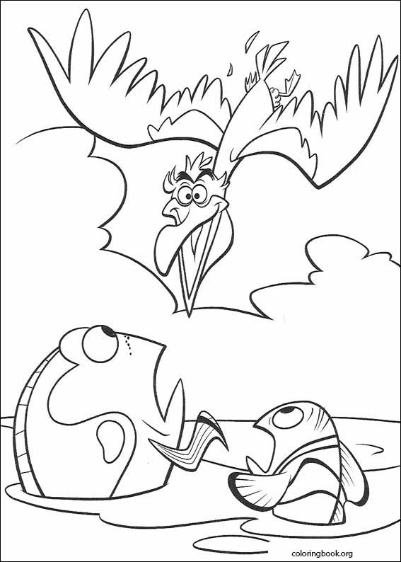 Finding Nemo coloring page (020)
