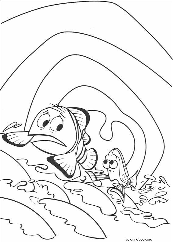 Finding Nemo coloring page (024)