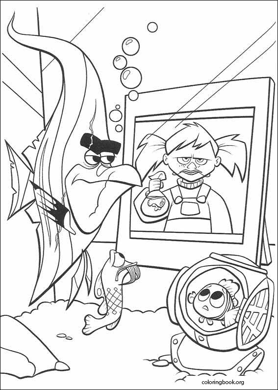 Finding Nemo coloring page (044)