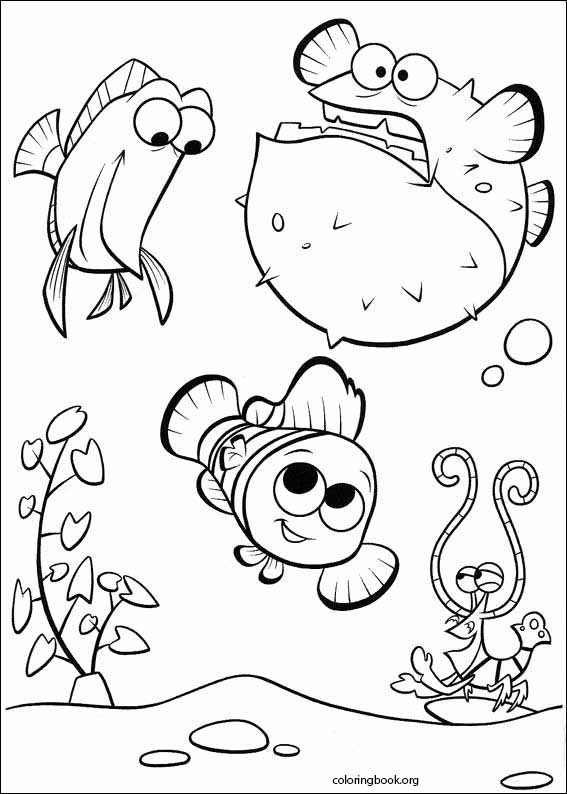 Finding Nemo coloring page (049)