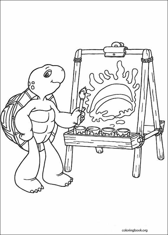 Franklin coloring page (062)