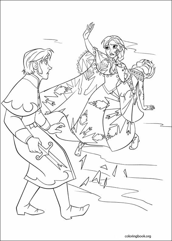 Frozen coloring page (011)