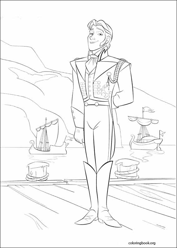 Frozen coloring page (012)