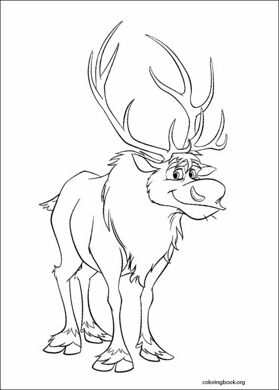 Frozen coloring page (024)