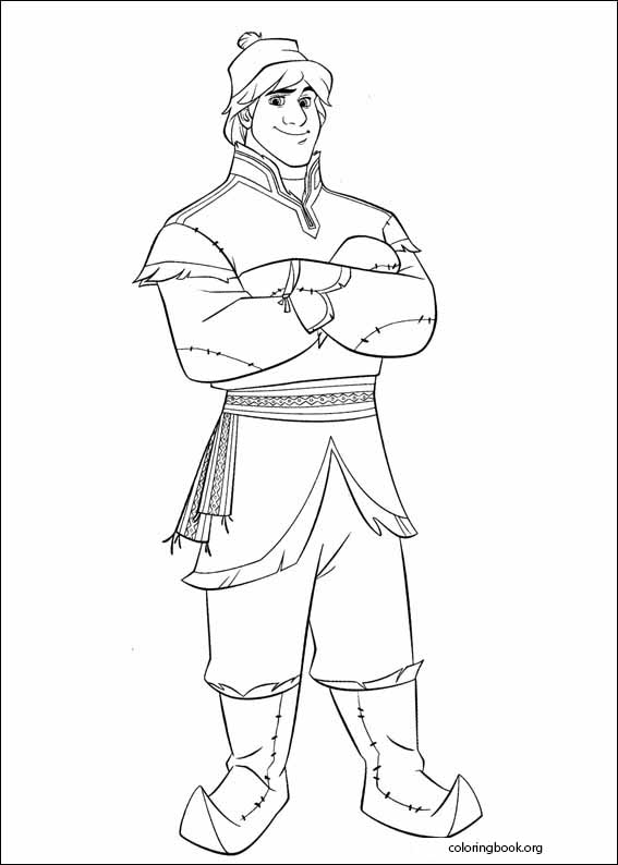 Frozen coloring page (032)