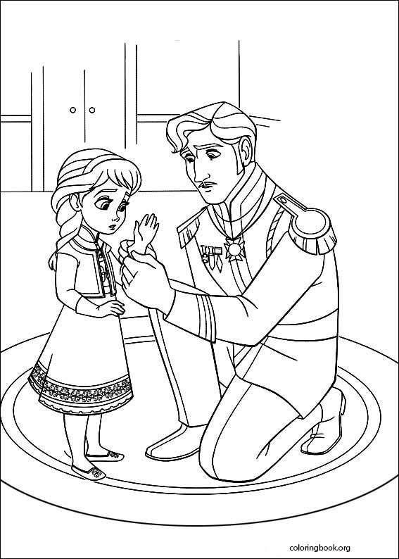 Frozen coloring page (033)