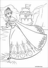 Frozen coloring page (009)