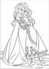Frozen coloring page (010)