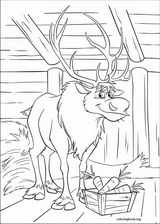 Frozen coloring page (018)