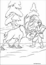 Frozen coloring page (030)