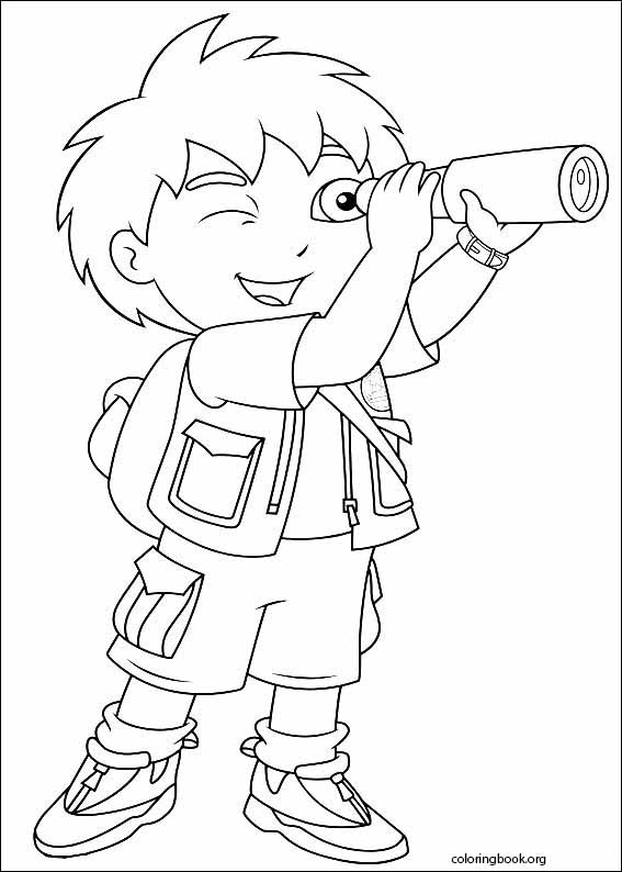 Go, Diego, Go! coloring page (005)