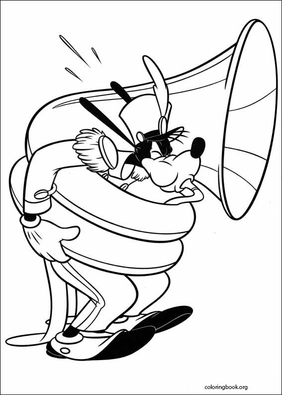 Goofy coloring page (002)