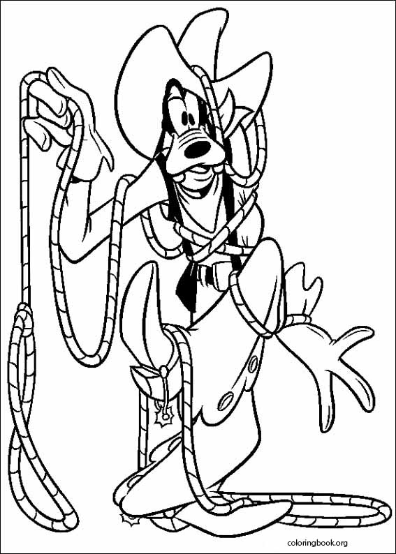 Goofy coloring page (021)
