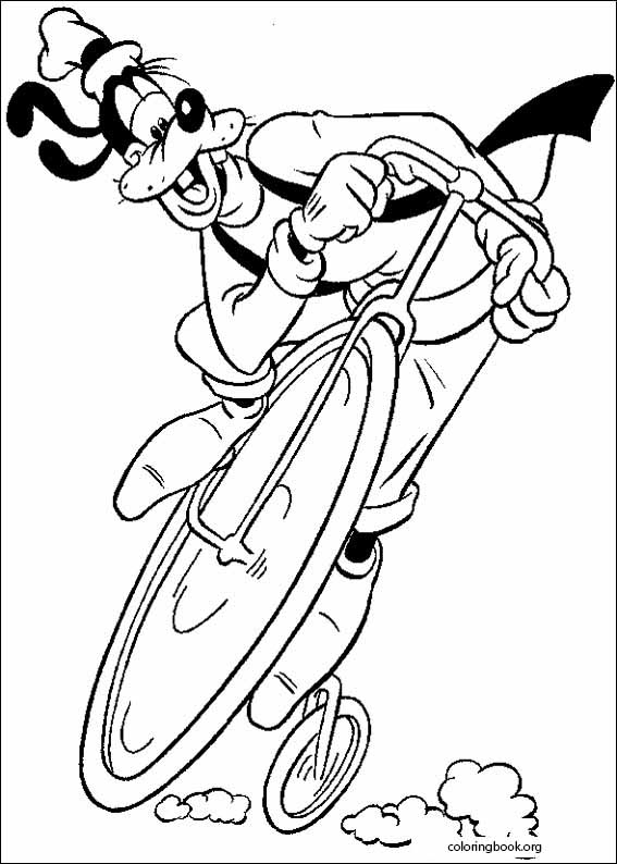 Goofy coloring page (023)