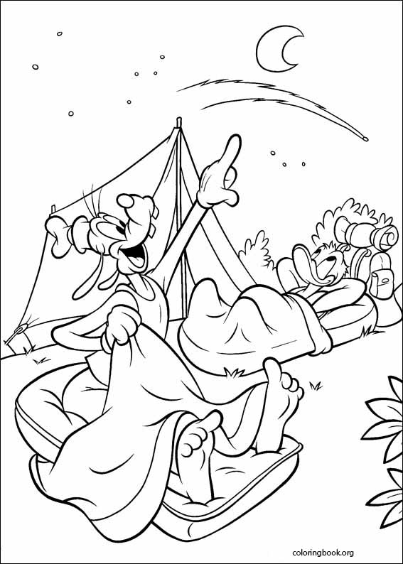 Goofy coloring page (025)