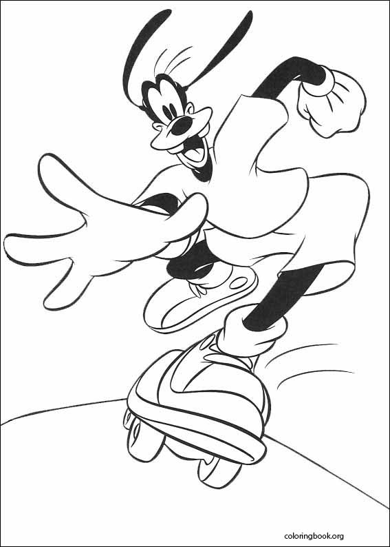 Goofy coloring page (033)