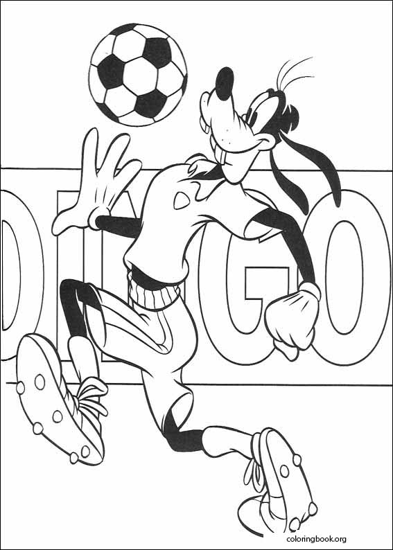 Goofy coloring page (035)