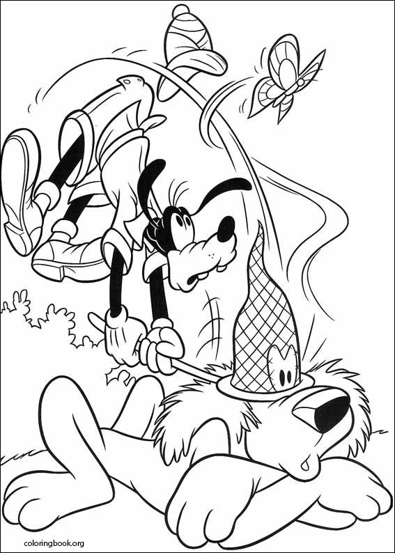 Goofy coloring page (039)