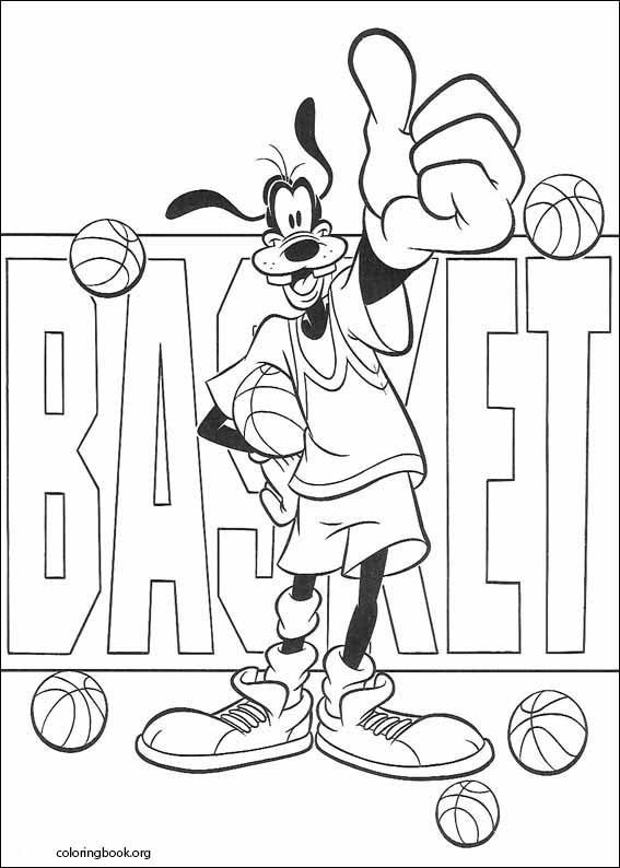 Goofy coloring page (040)