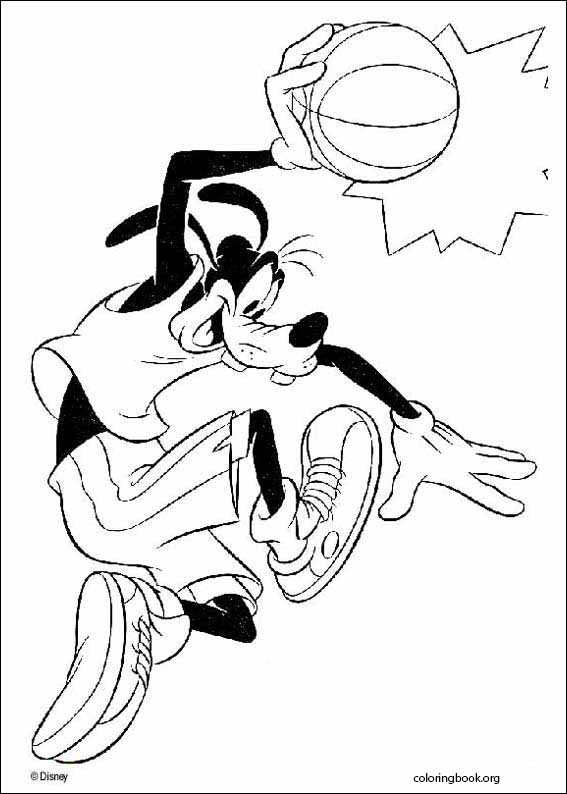 Goofy coloring page (043)