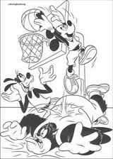 Goofy coloring page (037)