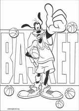 Goofy coloring page (040)