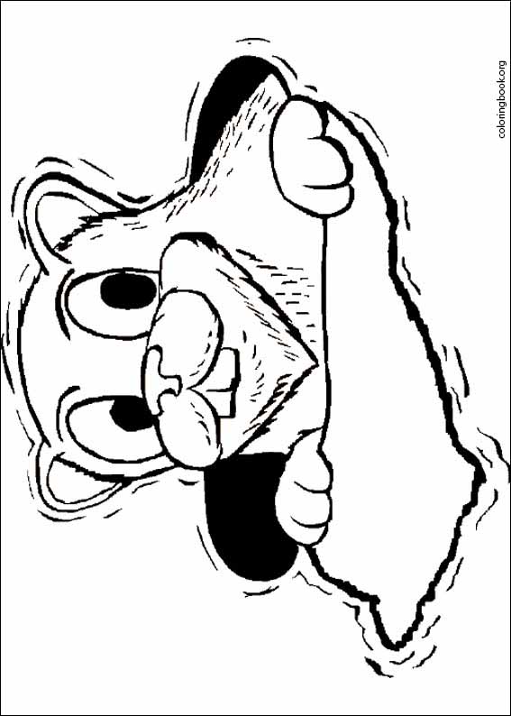 Groundhog Day coloring page (007)