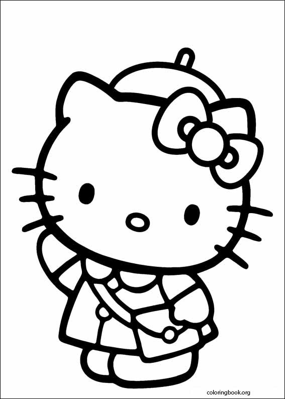 Hello Kitty coloring page (030)