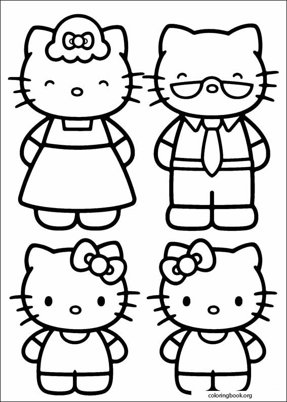 Hello Kitty coloring page (039)