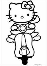 Hello Kitty coloring page (006)