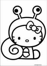 Hello Kitty coloring page (011)