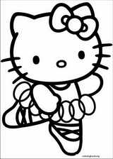 Hello Kitty coloring page (024)