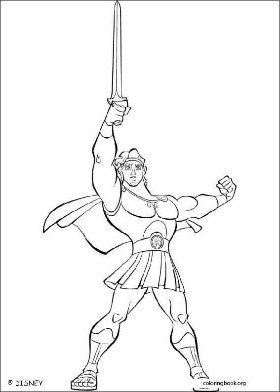 Hercules coloring page (011)
