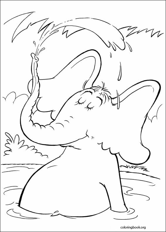 Horton coloring page (006)