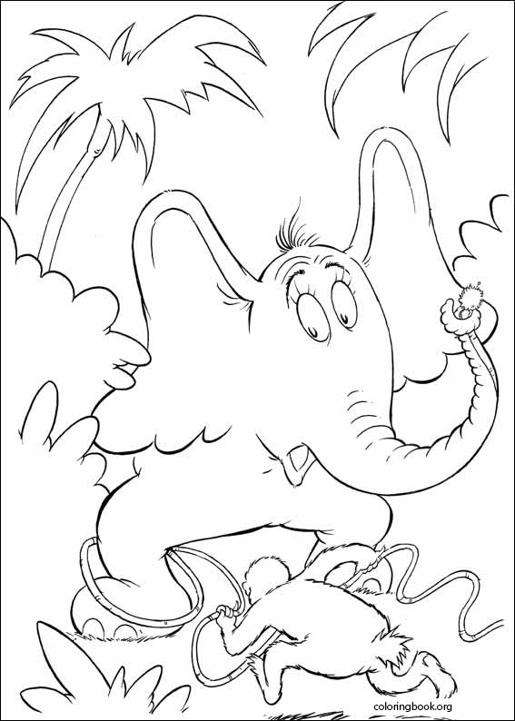 Horton coloring page (012)