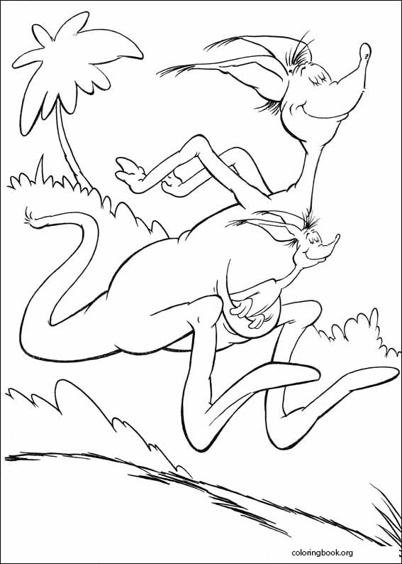 Horton coloring page (017)