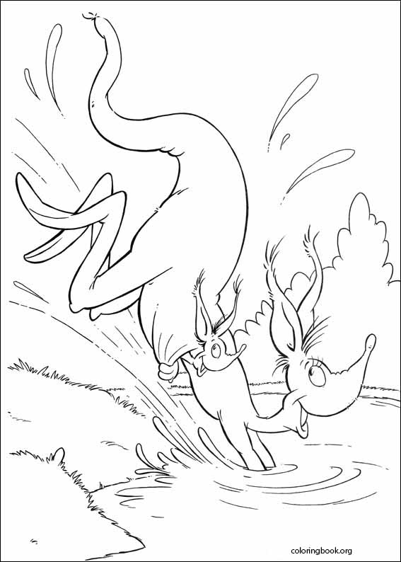 Horton coloring page (021)
