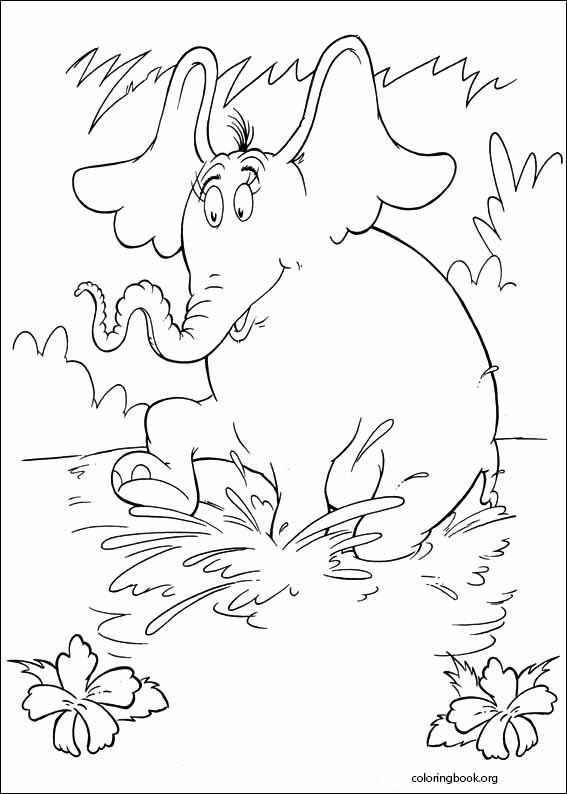 Horton coloring page (022)