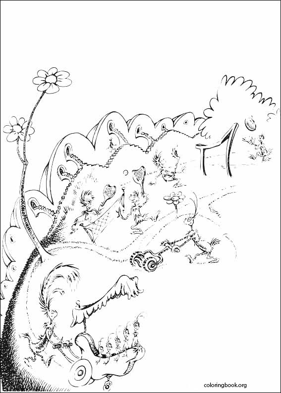 Horton coloring page (027)
