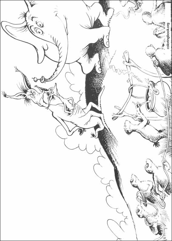 Horton coloring page (039)