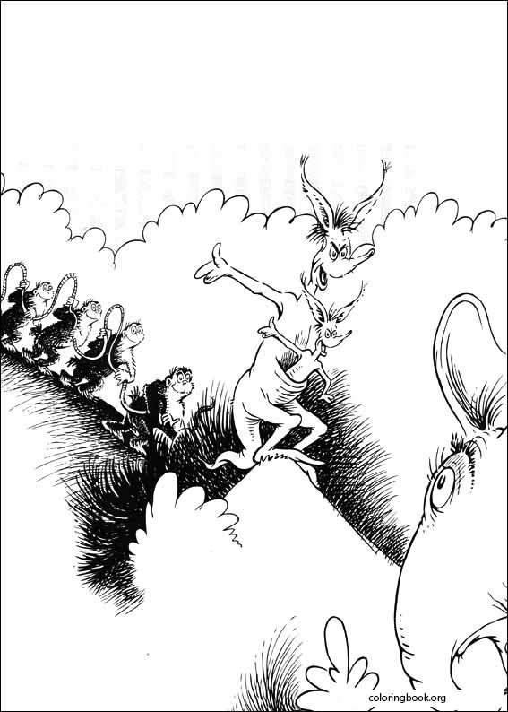 Horton coloring page (040)