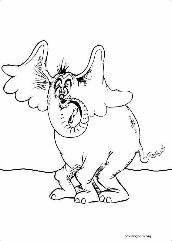 Horton coloring page (043)