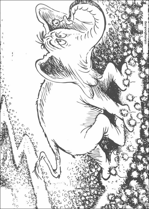 Horton coloring page (044)