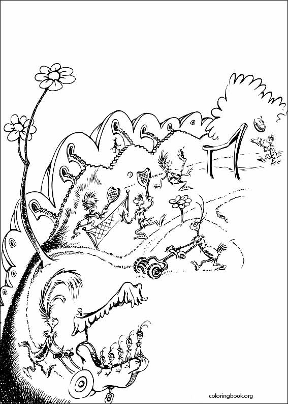 Horton coloring page (050)