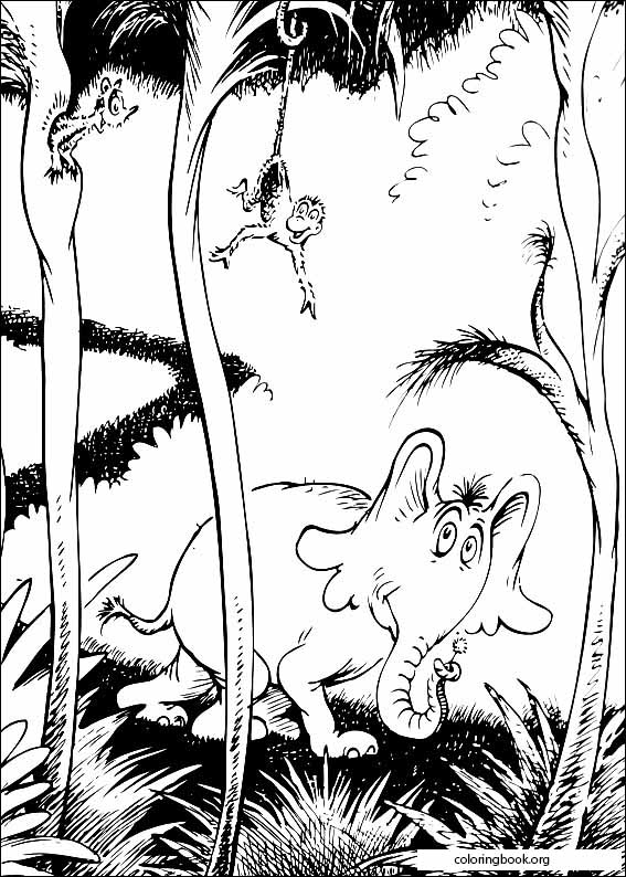 Horton coloring page (051)