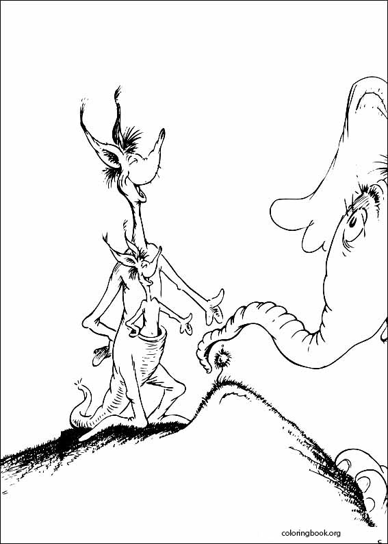 Horton coloring page (055)