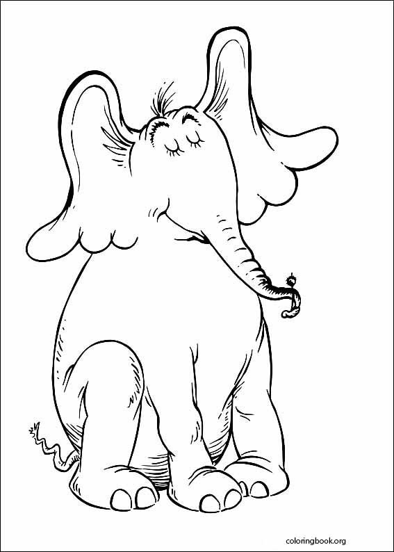 Horton coloring page (057)